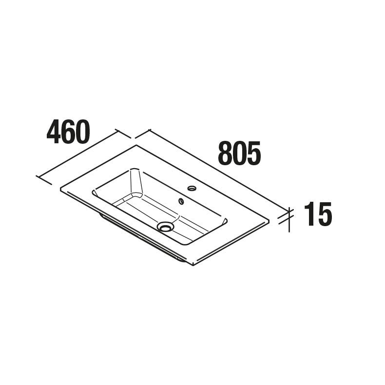 Lavabo VILNA 805 MINERALSOLID