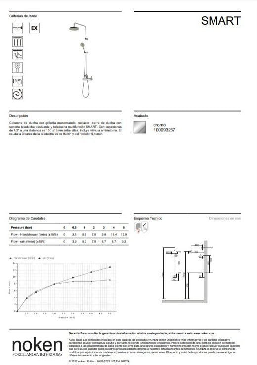 Columna Ducha Smart