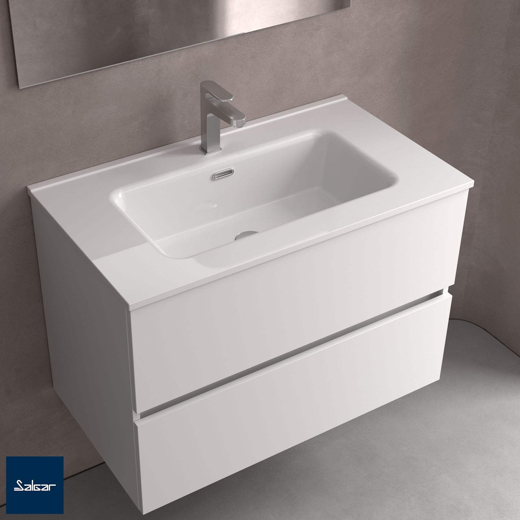 Lavabo constanza 61x46 cm blanco