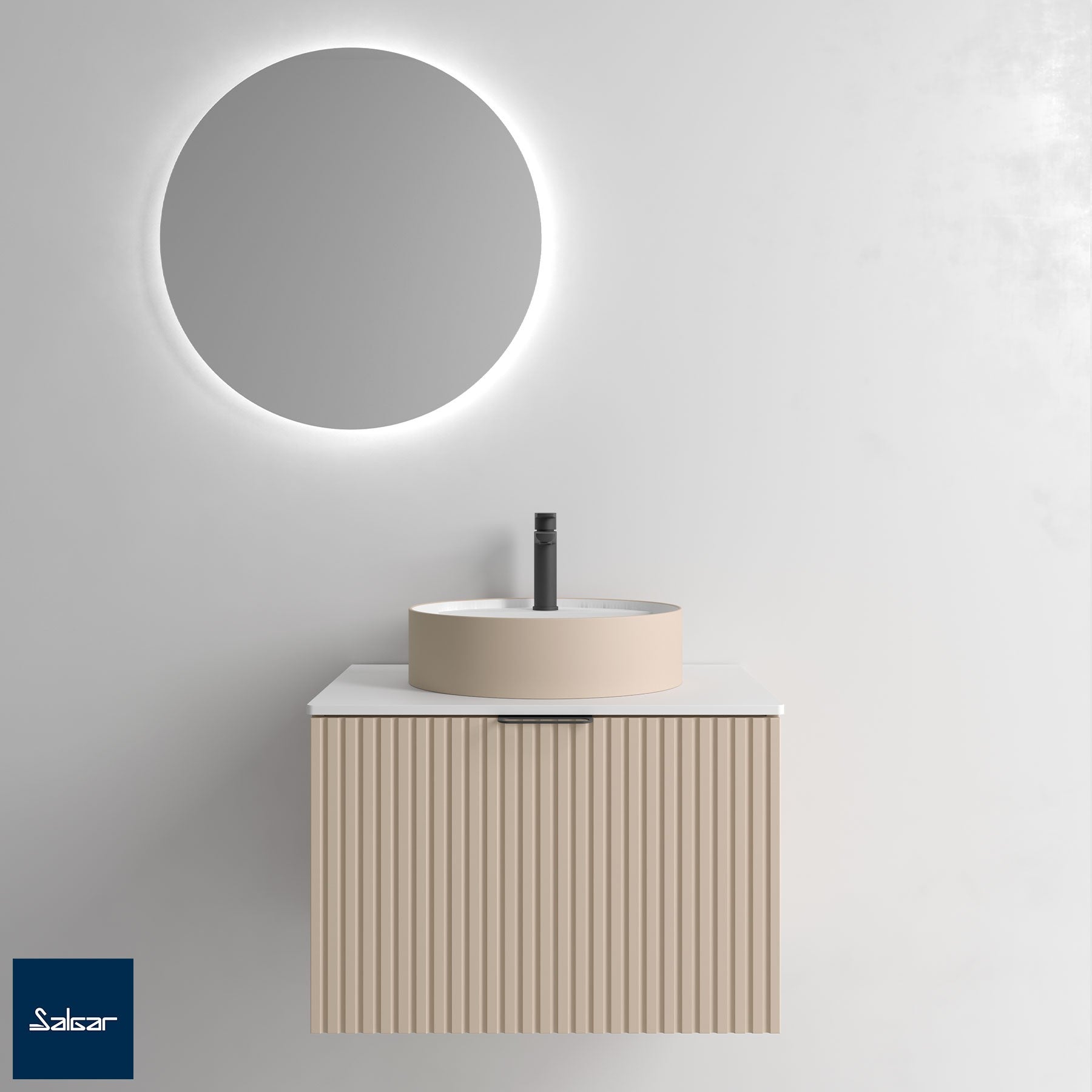 Mueble de baño BIBA macchiato 60 cm 1 cajón