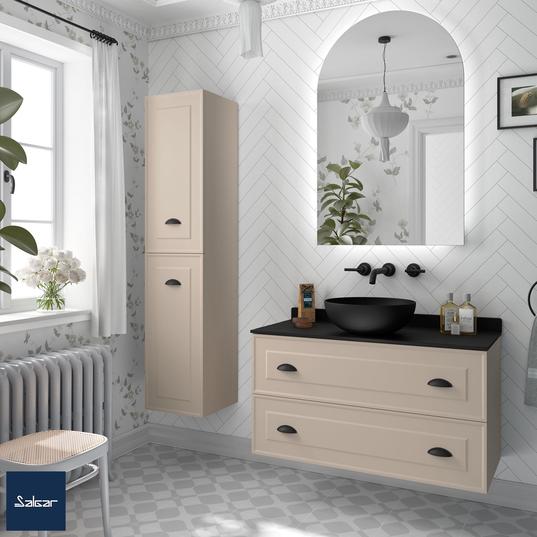 Mueble de baño Macchiatto 100 cm 2 cajones