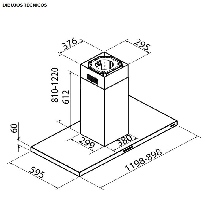 Campana Extractora S4001 Island