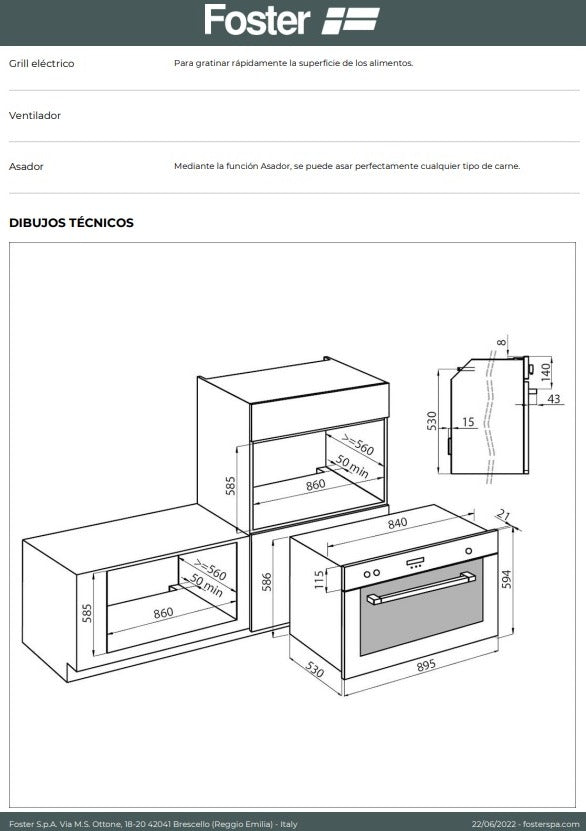 Horno a gas Ke