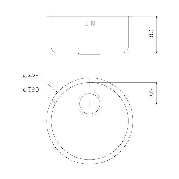 Fregadero Round Sink