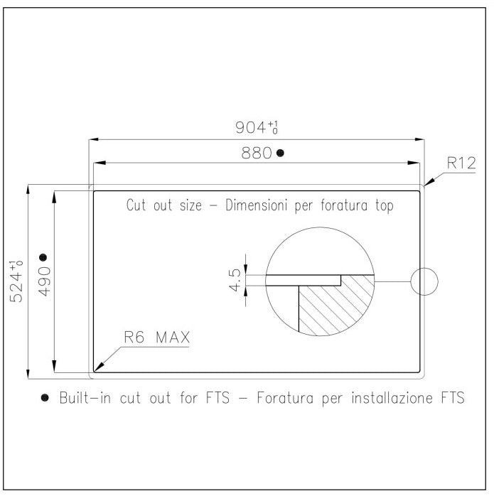 Placa de  Inducción S4000