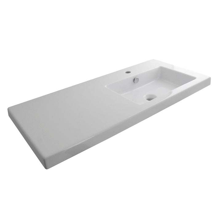 Lavabo Square Seno Derecho Blanco